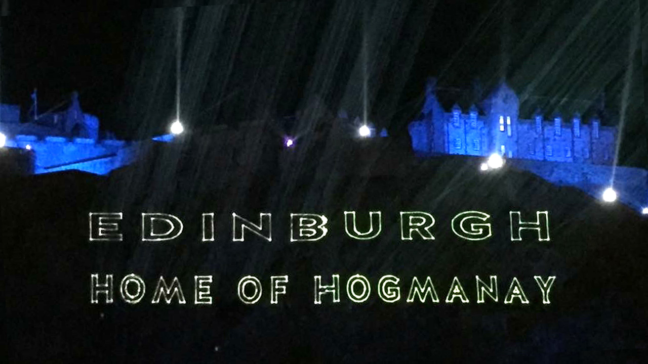 Edinburgh's Hogmanay Laser Display