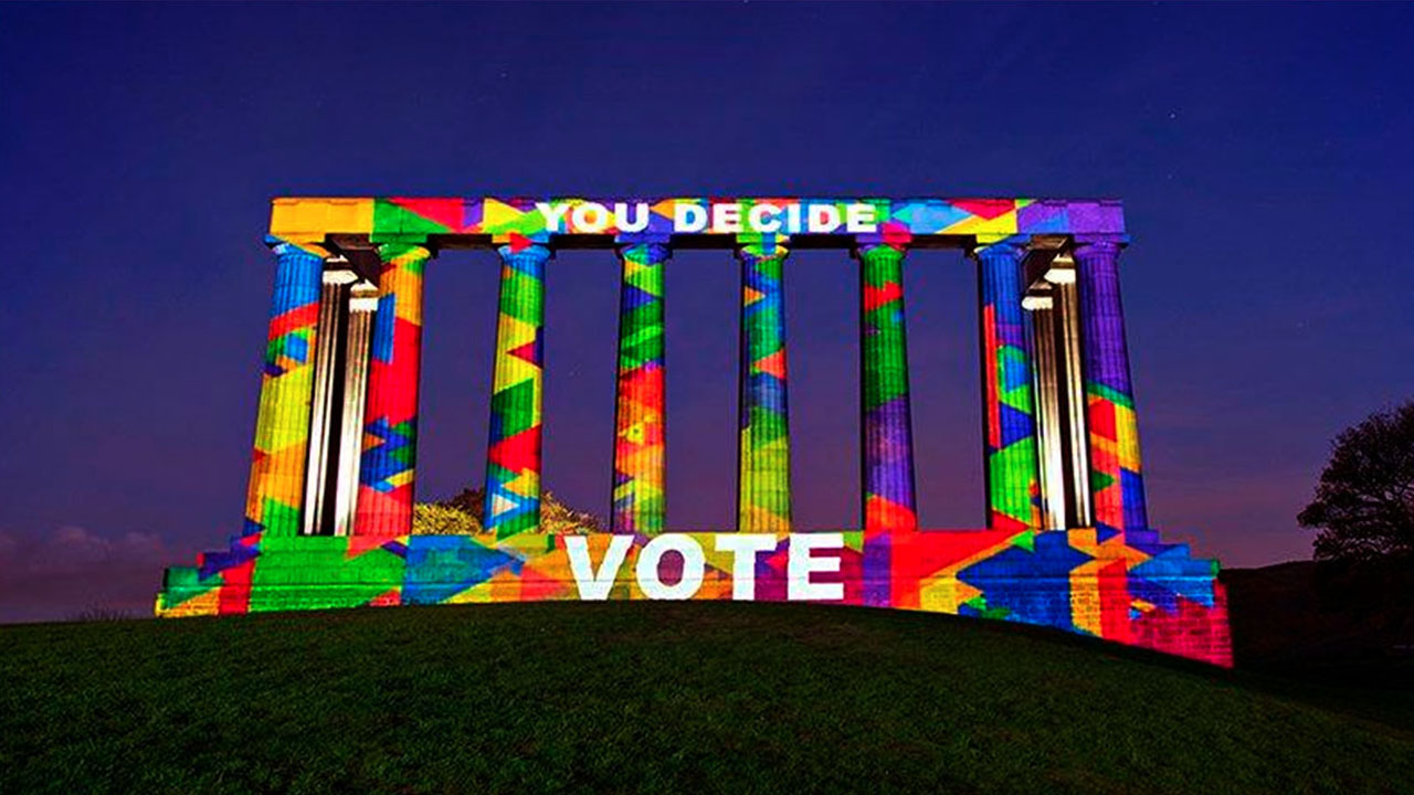 Election Campaign Projection Mapping